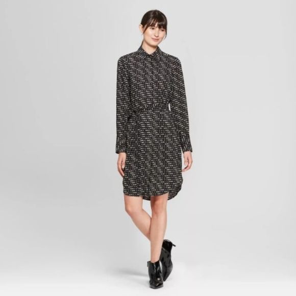 Prologue Women's Long Sleeve Collared Shirtdress - Picture 6 of 8